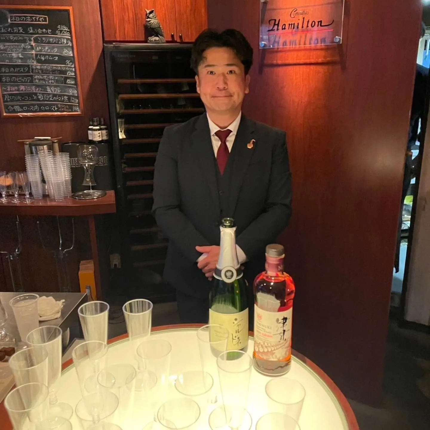 昨日 本坊酒造さん 田崎酒造さん バッハとピカソさん